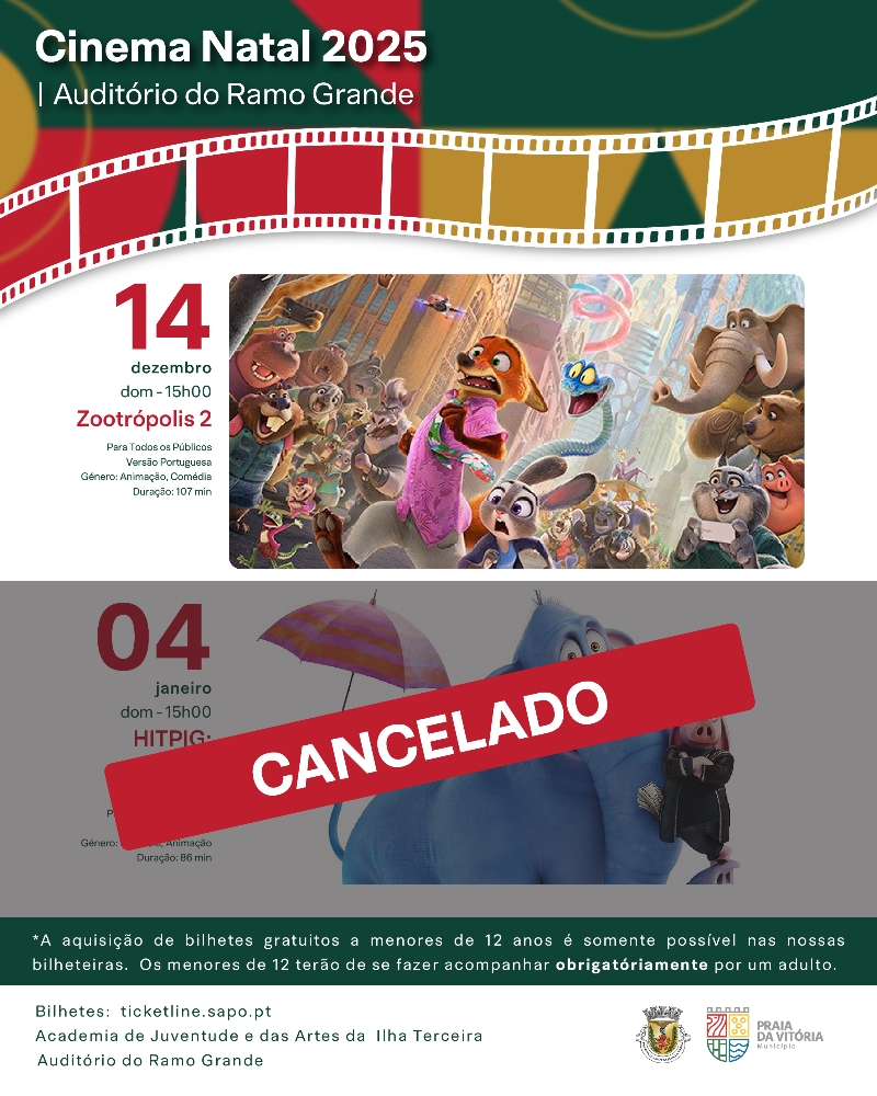 Cinema Dezembro 2025 e Janeiro 2026