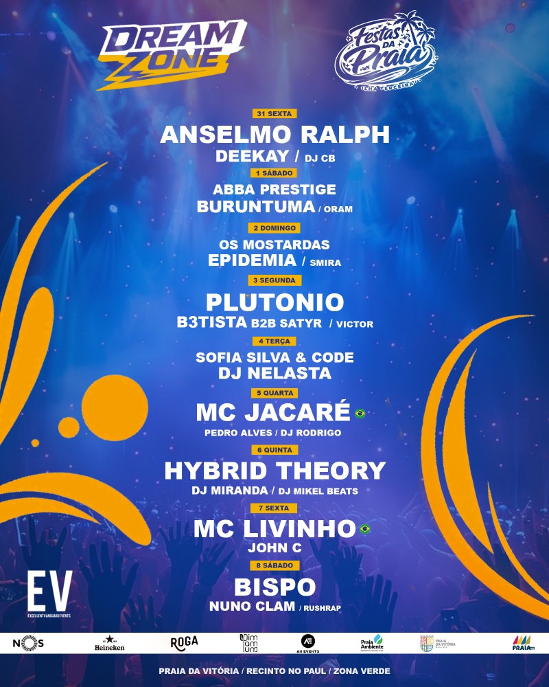 Festas da Praia 2026 - Dreamzone
