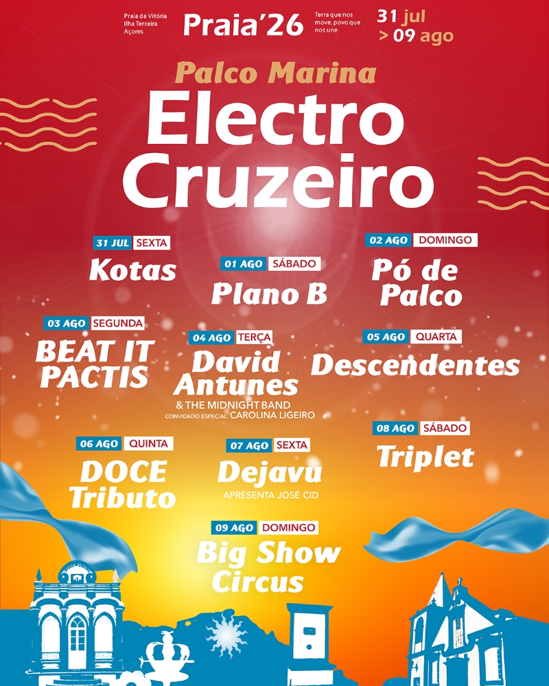 Festas da Praia 2026 - Palco Marina