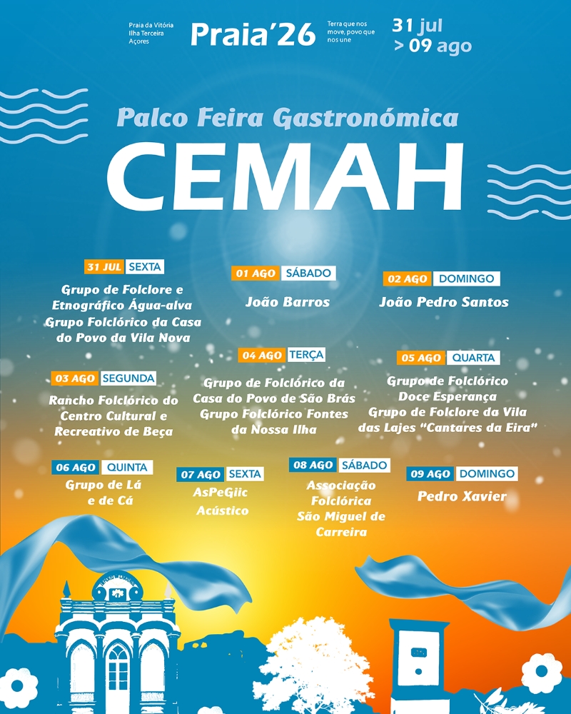 Festas da Praia 2026 - Palco Feira Gastronómica