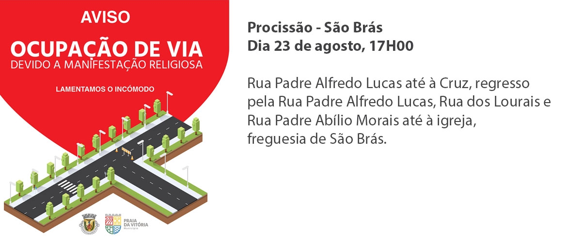 Manifestação Religiosa - São Brás - Dia 23 de Agosto