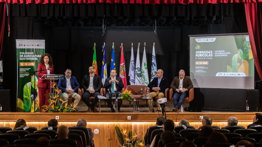 Vânia Ferreira no encerramento das XVI Jornadas Agrícolas da Praia da Vitória: Sustentabilidade 