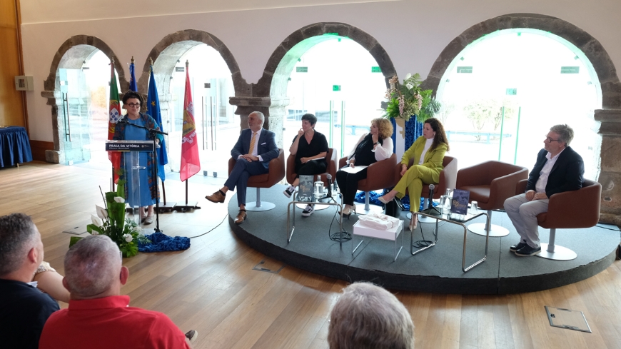 Presidente da Câmara da Praia na Homenagem à Prémio Nobel Olga Tokarczuk, “Residências Liter