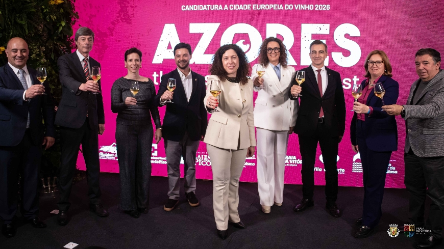 Do Atlântico Para o Mundo, Açores apresentam Candidatura a Cidade Europeia do Vinho na BTL