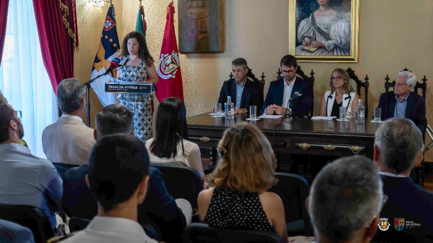 Presidente da Câmara, na abertura da conferência “A Batalha da Praia e o seu impacto na identid